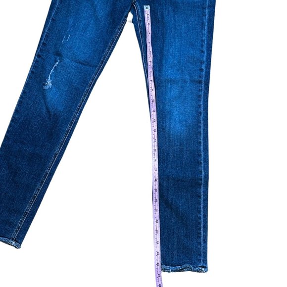 SOLD rag & bone distressed skinny indigo jeans size 29 - Picture 12 of 14